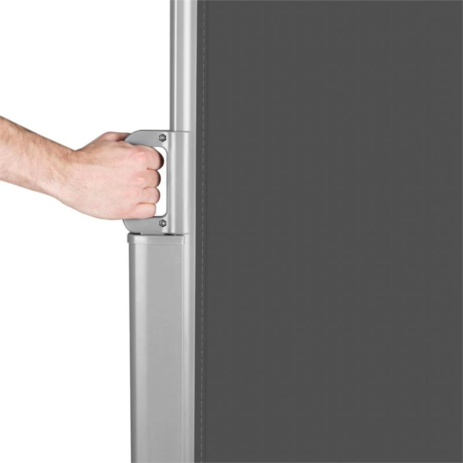 Bari 316 Seitenmarkise Seitenrollo 300x160cm Aluminium Anthrazit 6 Bari 316 Seitenmarkise Seitenrollo 300x160cm Aluminium Anthrazit – Bild 4