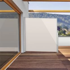 Bari 318 Seitenmarkise Seitenrollo 300x180cm Aluminium Creme 11 Bari 318 Seitenmarkise Seitenrollo 300x180cm Aluminium Creme -Gartenwelt Verkauf 10028016 yy 0003 ambient Blumfeldt Bari 318 Seitenmarkise