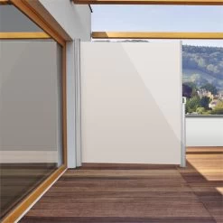 Bari 320 Seitenmarkise Seitenrollo 300x200cm Aluminium Creme 12 Bari 320 Seitenmarkise Seitenrollo 300x200cm Aluminium Creme -Gartenwelt Verkauf 10028019 yy 0003 ambient Blumfeldt Bari 320 Seitenmarkise