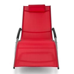 Sunwave Gartenliege Liegestuhl Schwingliege Relax Aluminium Rot 12 Sunwave Gartenliege Liegestuhl Schwingliege Relax Aluminium Rot -Gartenwelt Verkauf 10028707 yy 0002 front 02 Blumfeldt Sunwave Gartenliege