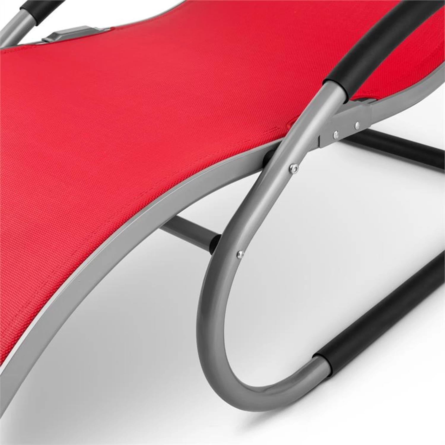 Sunwave Gartenliege Liegestuhl Schwingliege Relax Aluminium Rot 9 Sunwave Gartenliege Liegestuhl Schwingliege Relax Aluminium Rot – Bild 7