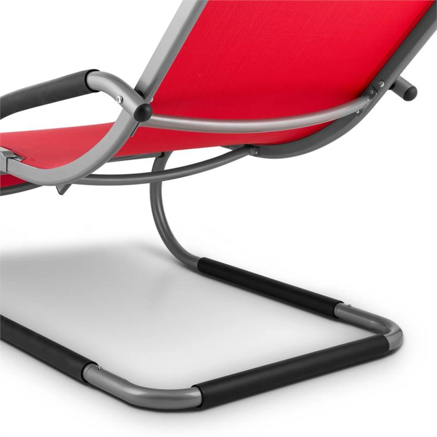 Sunwave Gartenliege Liegestuhl Schwingliege Relax Aluminium Rot 10 Sunwave Gartenliege Liegestuhl Schwingliege Relax Aluminium Rot – Bild 8
