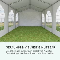 Sommerfest 3x6m 500 G/m² Partyzelt Festzelt PVC Wasserdicht Verzinkt -Gartenwelt Verkauf 10029431 de 0003 logo