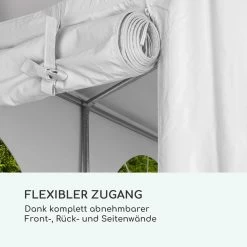 Sommerfest 4x8m 500 G/m² Partyzelt Festzelt PVC Wasserdicht Verzinkt -Gartenwelt Verkauf 10029436 de 0007 logo