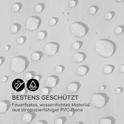 Sommerfest 4x8m 500 G/m² Partyzelt Festzelt PVC Wasserdicht Feuerfest -Gartenwelt Verkauf 10029437 de 0004 logo