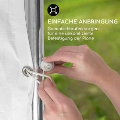 Sommerfest 4x8m 500 G/m² Partyzelt Festzelt PVC Wasserdicht Feuerfest -Gartenwelt Verkauf 10029437 de 0008 logo