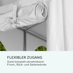 Sommerfest 5x10m 500 G/m² Partyzelt Festzelt PVC Wasserdicht Verzinkt -Gartenwelt Verkauf 10029441 de 0007 logo