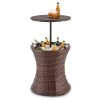 Beerboy Gartentisch Getränkekühler Ø50cm Polyrattan Bicolor Braun -Gartenwelt Verkauf 10029628 yy 0001 titel Blumfeldt Beerboy Gartentisch Polyrattan Kuehler