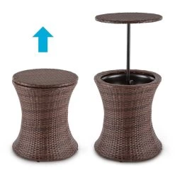 Gartenwelt Verkauf -Gartenwelt Verkauf 10029628 yy 0002 detail Blumfeldt Beerboy Gartentisch Polyrattan Kuehler