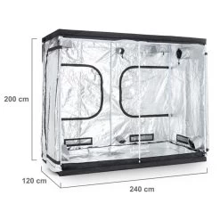 Eden Grow XL Growbox Growzelt Homegrow Indoor 240x120x200cm -Gartenwelt Verkauf 10029769 yy 0004 logo grow tent