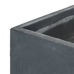 Solidflor Pflanzkübel Pflanzgefäß 79,5x38x38 Cm Fiberton Anthrazit -Gartenwelt Verkauf 10029841 yy 0003 detail Blumfeldt Solidflor Pflanztopf
