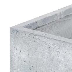 Solidflor Pflanzkübel Pflanzgefäß 79,5x38x38 Cm Fiberton Grau -Gartenwelt Verkauf 10029842 yy 0003 detail Blumfeldt Solidflor Pflanztopf