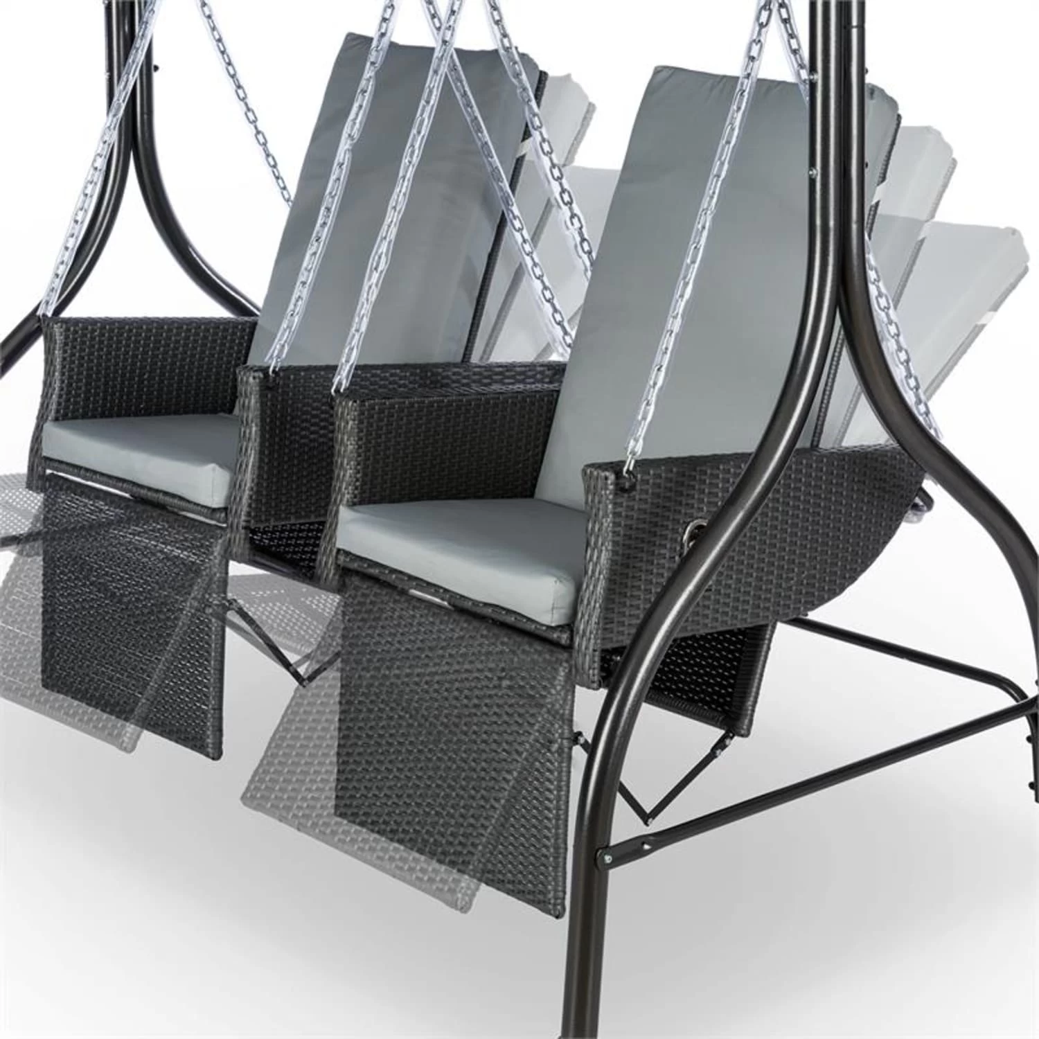 Concordia Hollywoodschaukel Gartenschaukel 185 Cm 2 Sitze Sonnendach 7 Concordia Hollywoodschaukel Gartenschaukel 185 Cm 2 Sitze Sonnendach – Bild 5