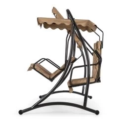 Skywalker Hollywoodschaukel Gartenschaukel 180 Cm 2 Sitze Sonnendach -Gartenwelt Verkauf 10030567 yy 0004 detail Blumfeldt Skywalker Hollywoodschaukel