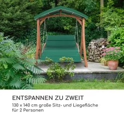 Aruba Hollywoodschaukel Gartenschaukel 130 Cm 2-Sitzer Massivholz -Gartenwelt Verkauf 10030685 de 0004 logo