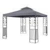 Odeon Grey Pavillon Partyzelt Festzelt 3x3m Stahl Polyester Dunkelgrau -Gartenwelt Verkauf 10030686 yy 0001 titel Blumfeldt Odeon Grey Pavillon Partyzelt dunkelgrau