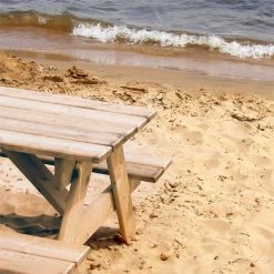 Picknicker 180 Picknicktisch Gartengarnitur Tisch Bank 32mm FSC-Kiefer -Gartenwelt Verkauf 10030717 yy 0003 ambient Blumfeldt Picknicker 180 Kombibank reedit v2