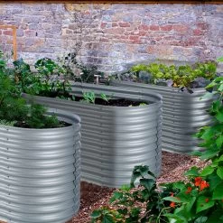 High Grow Hochbeet Gartenbeet 1,6m Zink-Alu-Beschichtung Silber -Gartenwelt Verkauf 10031113 uk 0003 logo