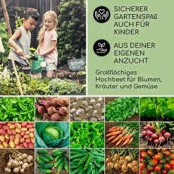 High Grow Hochbeet Gartenbeet 1,6m Zink-Alu-Beschichtung Beige 13 High Grow Hochbeet Gartenbeet 1,6m Zink-Alu-Beschichtung Beige -Gartenwelt Verkauf 10031114 DE 0006 usp