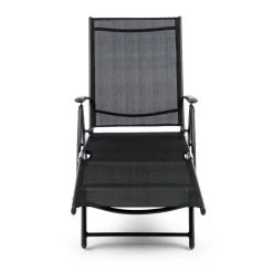 Modena Sonnenliege 64x85x170cm Aluminium/Stahlrohr Schwarz 10 Modena Sonnenliege 64x85x170cm Aluminium/Stahlrohr Schwarz -Gartenwelt Verkauf 10031441 yy 0003 detail Blumfeldt Modena Sonnenliege 64x85x170cm schwarz