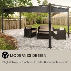 Pantheon 3x4 Pergola Vordach 3x4m Aluminium Sonnendach Polyester Grau 13 Pantheon 3x4 Pergola Vordach 3x4m Aluminium Sonnendach Polyester Grau -Gartenwelt Verkauf 10031883 DE 0006 usp