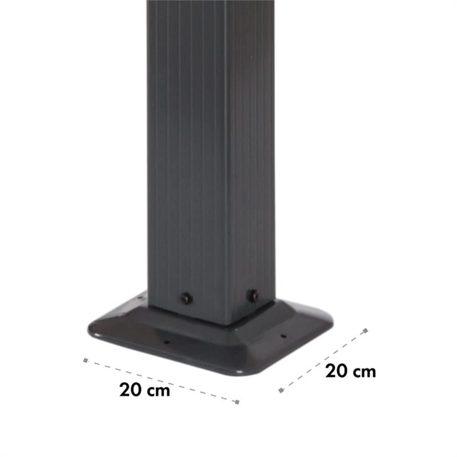 Pantheon 3x6 Pergola Vordach 3x6m Aluminium Sonnendach Polyester Beige – Bild 8