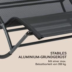 The Big Easy Schwingliege Schwarz, Wetterfest 350kg Max. UV- Schutz 18 The Big Easy Schwingliege Schwarz, Wetterfest 350kg Max. UV- Schutz -Gartenwelt Verkauf 10032240 de 0008 logo