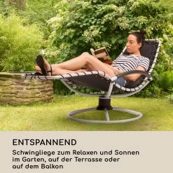 The Chiller Schwingliege 77x85x173cm 360 Comfort ComfortMesh Schwarz -Gartenwelt Verkauf 10032242 de 0002 logo