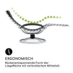 The Chiller Schwingliege 77x85x173cm 360 Comfort ComfortMesh Schwarz -Gartenwelt Verkauf 10032242 de 0004 logo