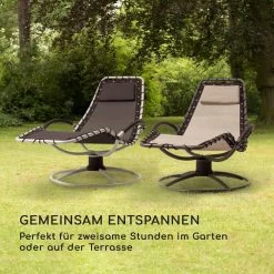 The Chiller Schwingliege 77x85x173cm 360 Comfort ComfortMesh Schwarz -Gartenwelt Verkauf 10032242 de 0008 logo