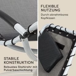 The Chiller Schwingliege 77x85x173cm 360 Comfort ComfortMesh Schwarz -Gartenwelt Verkauf 10032242 de 0009 logo