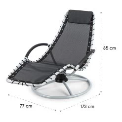 The Chiller Schwingliege 77x85x173cm 360 Comfort ComfortMesh Schwarz -Gartenwelt Verkauf 10032242 yy 0010 logo