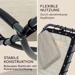 The Chiller Schwingliege 77x85x173cm 360 Comfort ComfortMesh Beige -Gartenwelt Verkauf 10032243 de 0009 logo