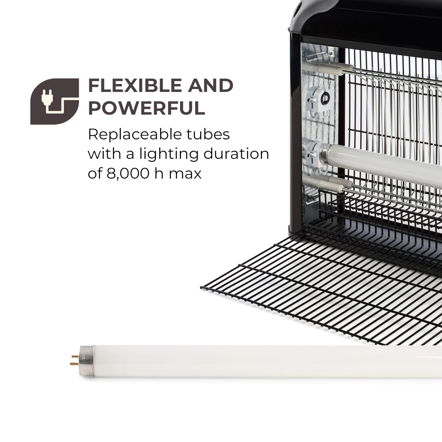 Mosquito Ex 5000 Insektenvernichter 38W UV-Licht 150m² Schwarz 8 Mosquito Ex 5000 Insektenvernichter 38W UV-Licht 150m² Schwarz – Bild 6