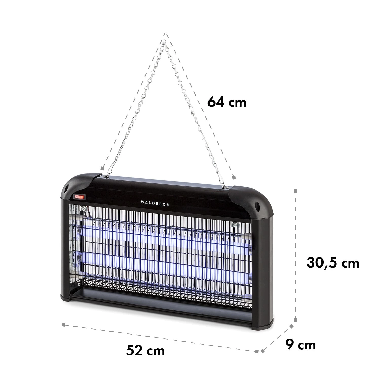 Mosquito Ex 5000 Insektenvernichter 38W UV-Licht 150m² Schwarz 12 Mosquito Ex 5000 Insektenvernichter 38W UV-Licht 150m² Schwarz – Bild 10