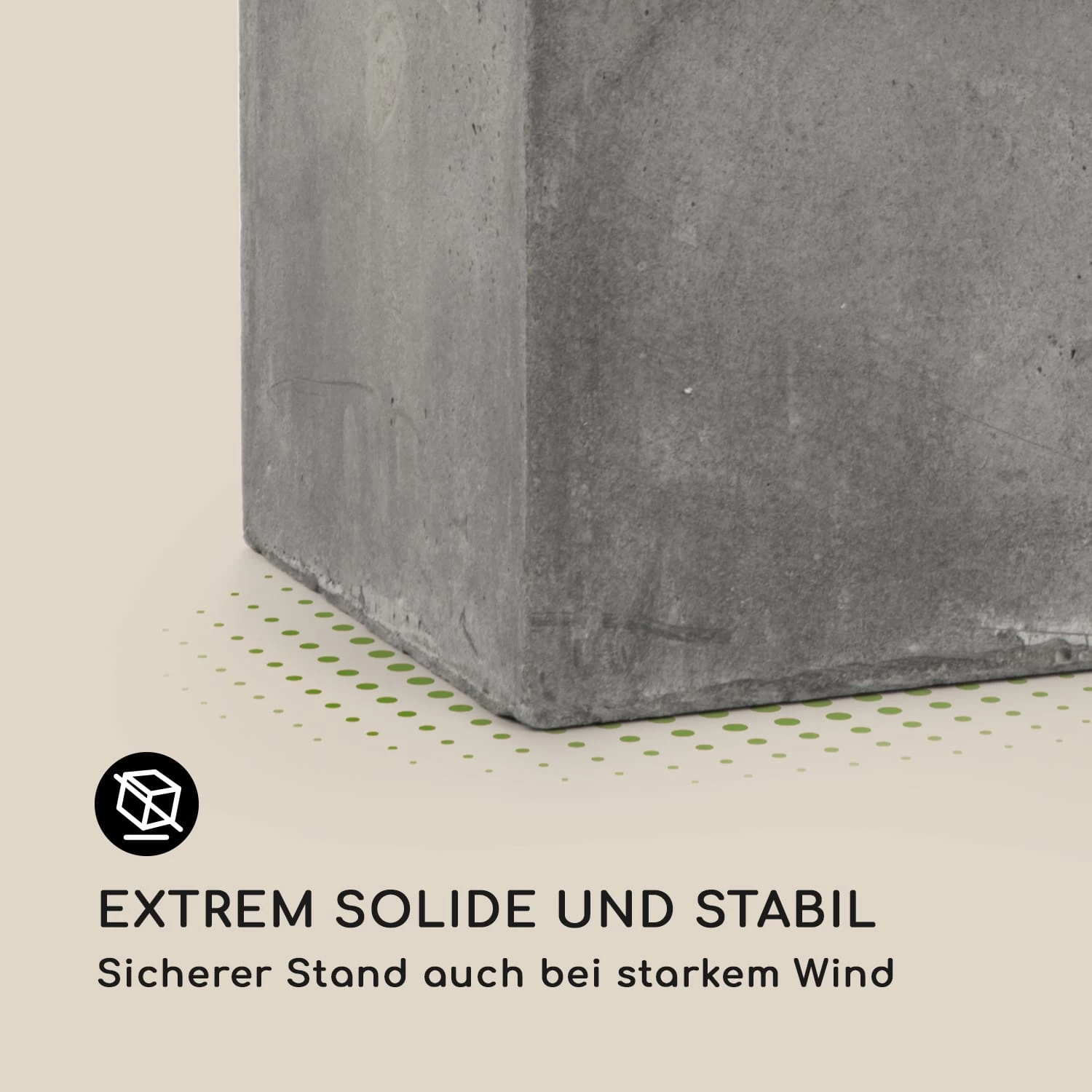 Solidflor Pflanztopf 75 X 20 X 20 Cm Fiberglas In-/Outdoor Hellgrau 9 Solidflor Pflanztopf 75 X 20 X 20 Cm Fiberglas In-/Outdoor Hellgrau – Bild 7