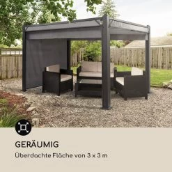 Pantheon Cortina Pavillon Mit Dach 3x3m 4 Seitenteile 14 Pantheon Cortina Pavillon Mit Dach 3x3m 4 Seitenteile -Gartenwelt Verkauf 10032525 de 0004 logo