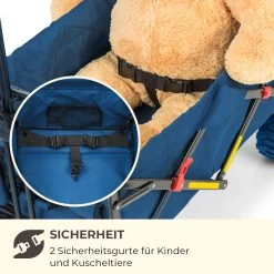 Easy Rider Bollerwagen Bis 70kg Teleskopstange Zusammenklappbar Blau -Gartenwelt Verkauf 10032542 de 0009 logo