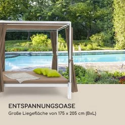 Senator Lounge Gartenliege 188x208x205cm Sonnendach Polyester Stahl -Gartenwelt Verkauf 10032569 de 0003 logo