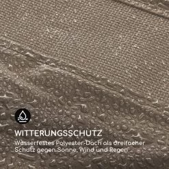 Senator Lounge Gartenliege 188x208x205cm Sonnendach Polyester Stahl -Gartenwelt Verkauf 10032569 de 0006 logo