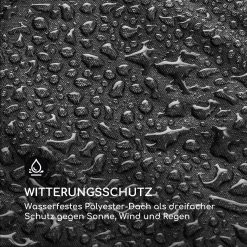 Eremitage Ersatzdach Sonnenschutz Polyester Wasserdicht Grau -Gartenwelt Verkauf 10032575 de 0003 logo