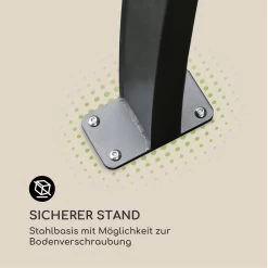 Palazzo Pavillon 4x3m Faltdach Polyester Aluminium Schwarz / Grau 14 Palazzo Pavillon 4x3m Faltdach Polyester Aluminium Schwarz / Grau -Gartenwelt Verkauf 10032577 de 0006 logo