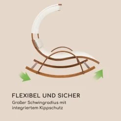 Mauritius Schwingliege Mit Dach ComfortMesh 180kg Max.wetterfest Creme -Gartenwelt Verkauf 10032587 de 0003 logo