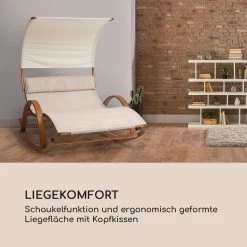 Mauritius Schwingliege Mit Dach ComfortMesh 180kg Max.wetterfest Creme -Gartenwelt Verkauf 10032587 de 0005 logo