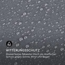 Pantheon Roof 3x4m Ersatzdach | Zubehör | 180 G/m² Polyester | Grau -Gartenwelt Verkauf 10032658 de 0003 logo