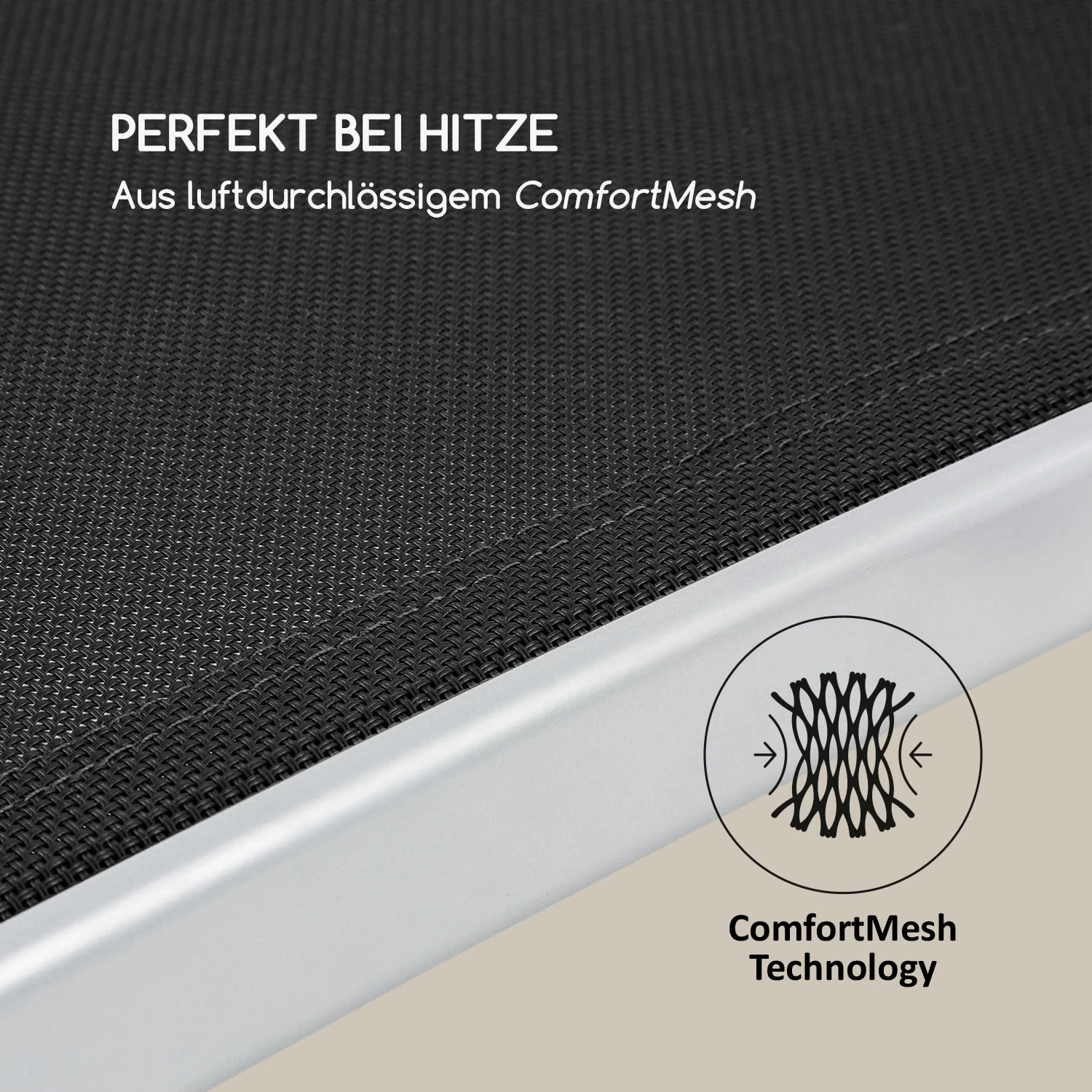 Sun Valley Sonnenliege Zusammenklappbar Kopfkissen Schwarz 7 Sun Valley Sonnenliege Zusammenklappbar Kopfkissen Schwarz – Bild 5