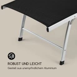 Sun Valley Sonnenliege Zusammenklappbar Kopfkissen Schwarz 18 Sun Valley Sonnenliege Zusammenklappbar Kopfkissen Schwarz -Gartenwelt Verkauf 10033307 de 0008 logo