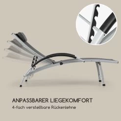 Sun Valley Sonnenliege Zusammenklappbar Kopfkissen Grau 13 Sun Valley Sonnenliege Zusammenklappbar Kopfkissen Grau -Gartenwelt Verkauf 10033308 de 0003 logo