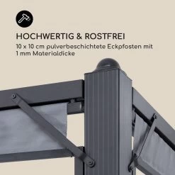 Pantheon Cortina Pavillon Mit Dach 3x4m 4 Seitenteile Grau 17 Pantheon Cortina Pavillon Mit Dach 3x4m 4 Seitenteile Grau -Gartenwelt Verkauf 10033319 de 0007 logo