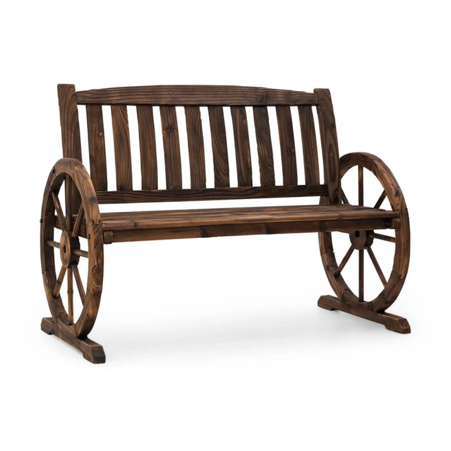 Murnau Gartenbank Flammenbehandeltes Tannenholz Braun 3 Murnau Gartenbank Flammenbehandeltes Tannenholz Braun